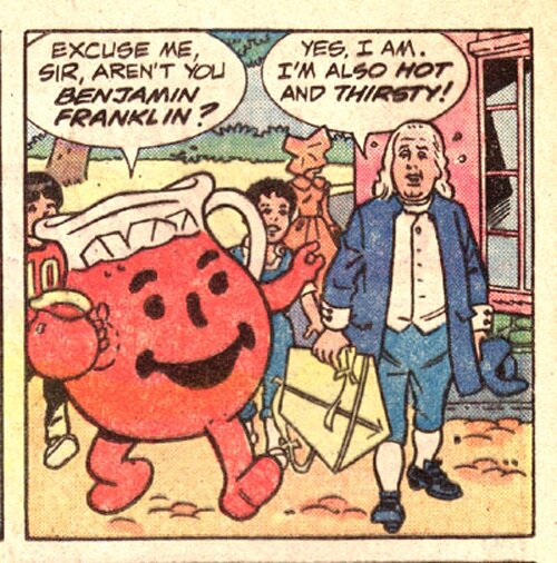 Kool AId MAn Benjamin Franklin